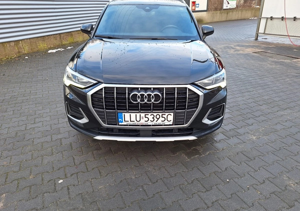 Audi Q3 cena 129900 przebieg: 104000, rok produkcji 2020 z Wyśmierzyce małe 326